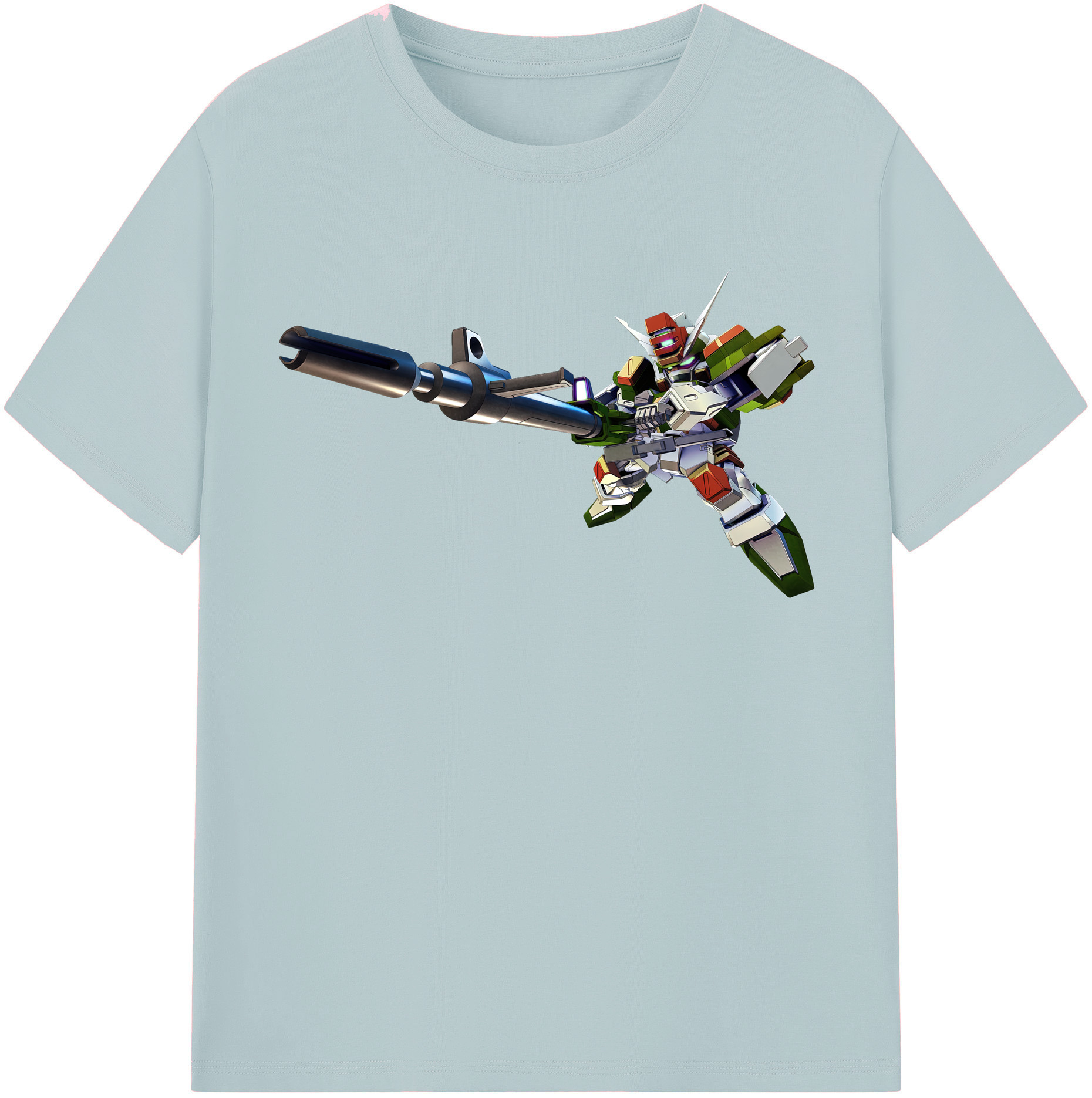 （画像用） 機動戦士ガンダム Mobile Suit Gundam 綿100％半袖Tシャツ（フロントプリント）